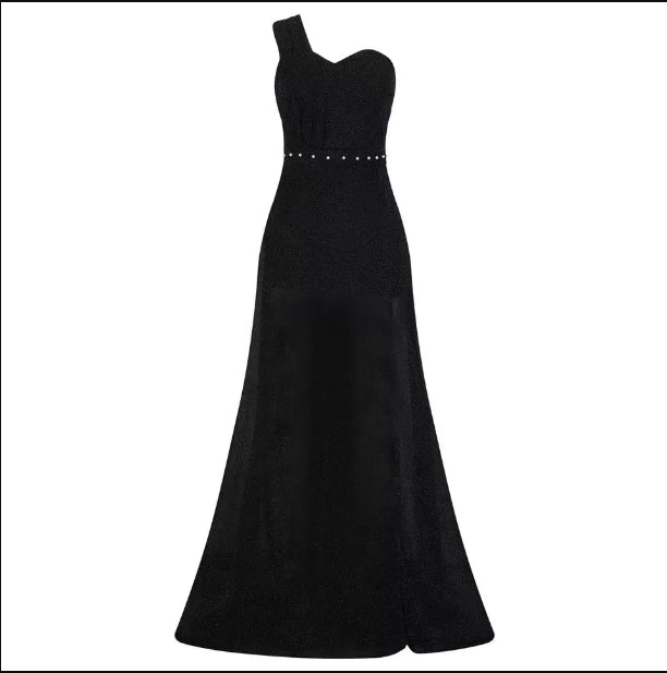 Women's Elegant One-Shoulder Dress