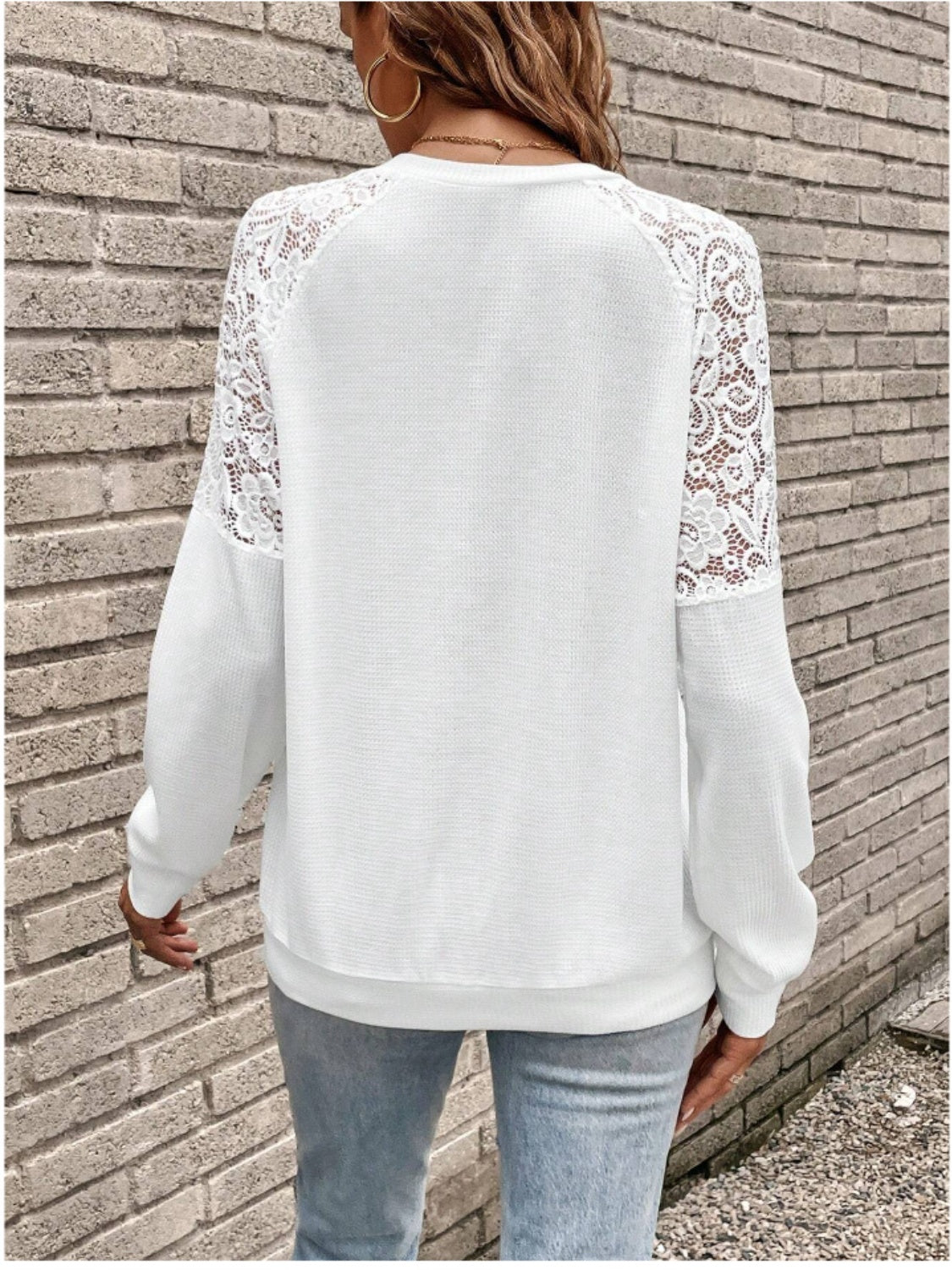 Stylish V-neck Long Sleeve Top