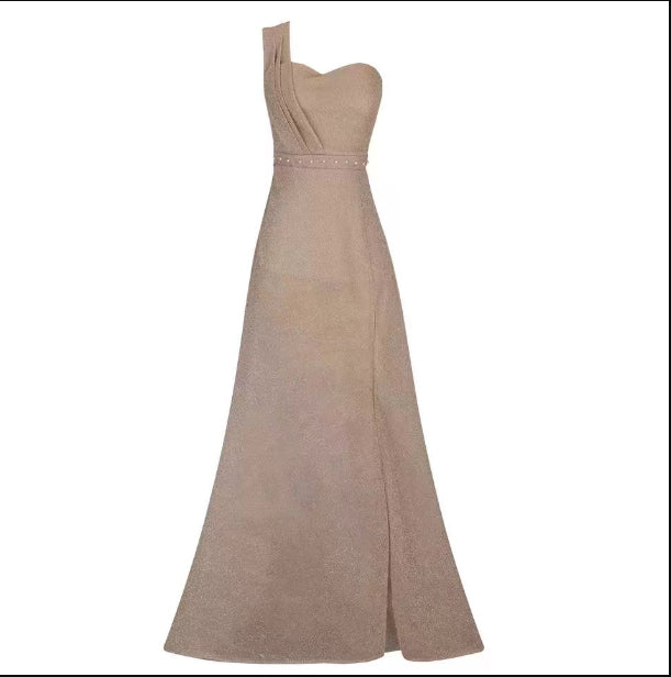 Women's Elegant One-Shoulder Dress