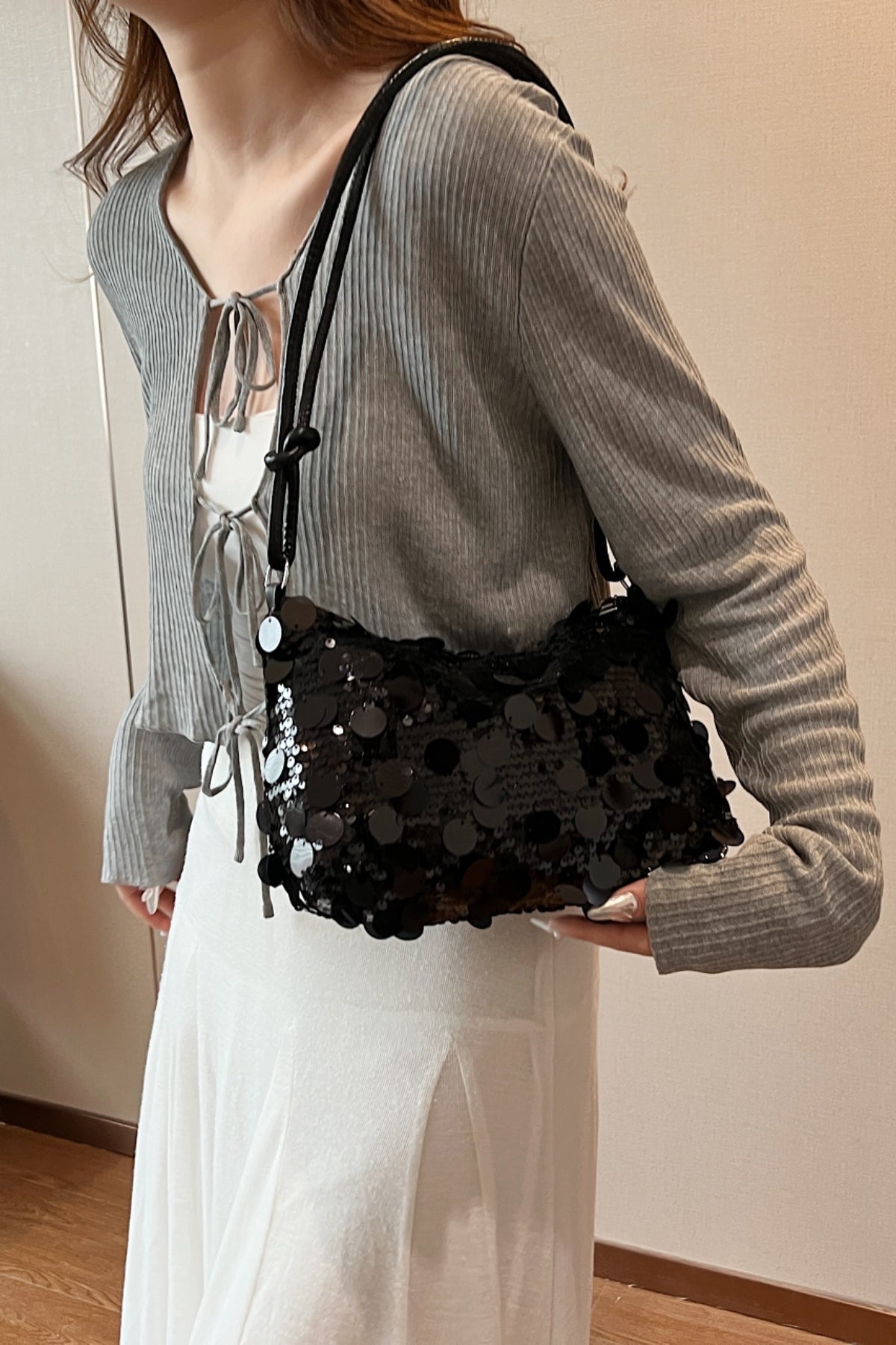 Stylish Sequin Shoulder Bag