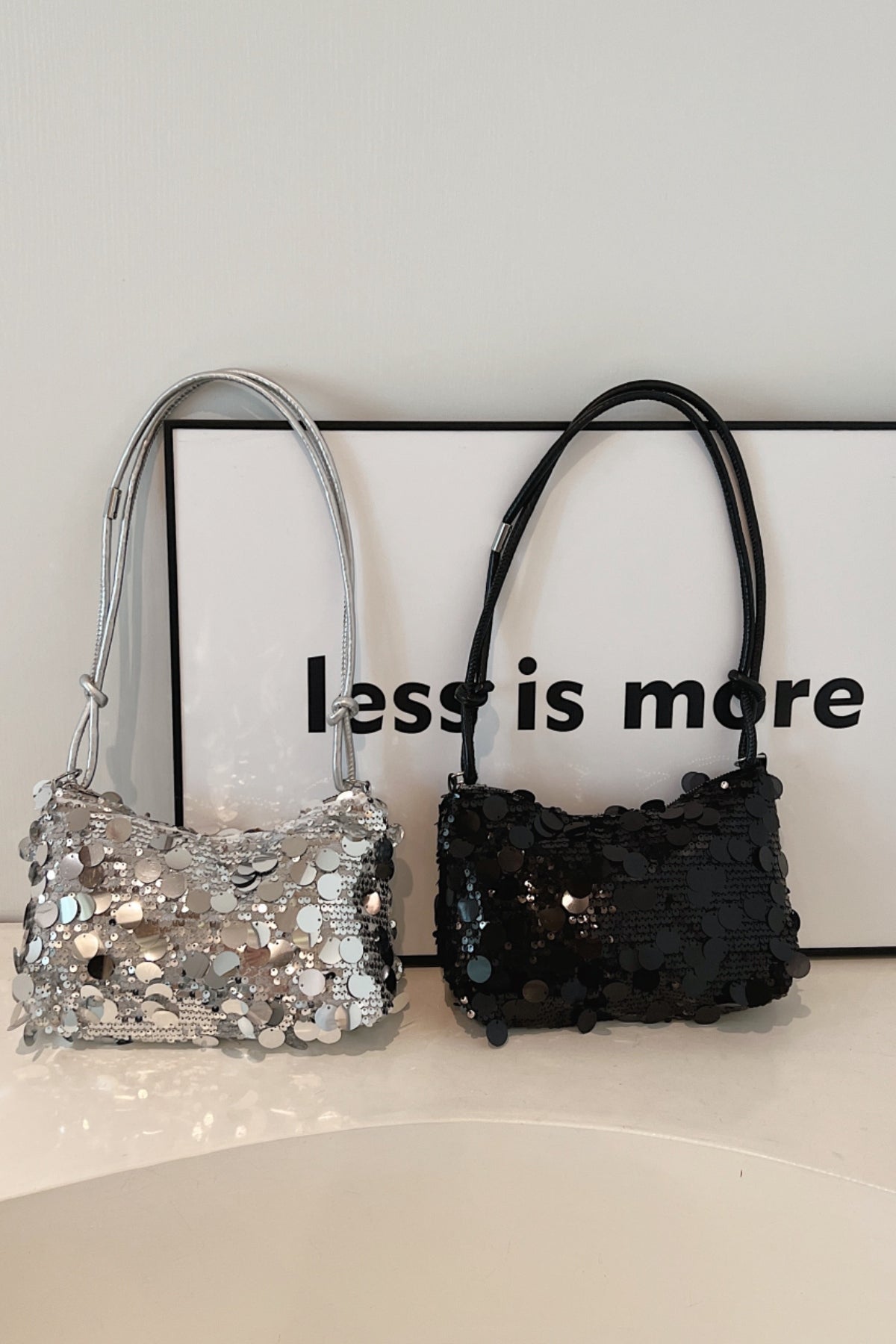 Stylish Sequin Shoulder Bag